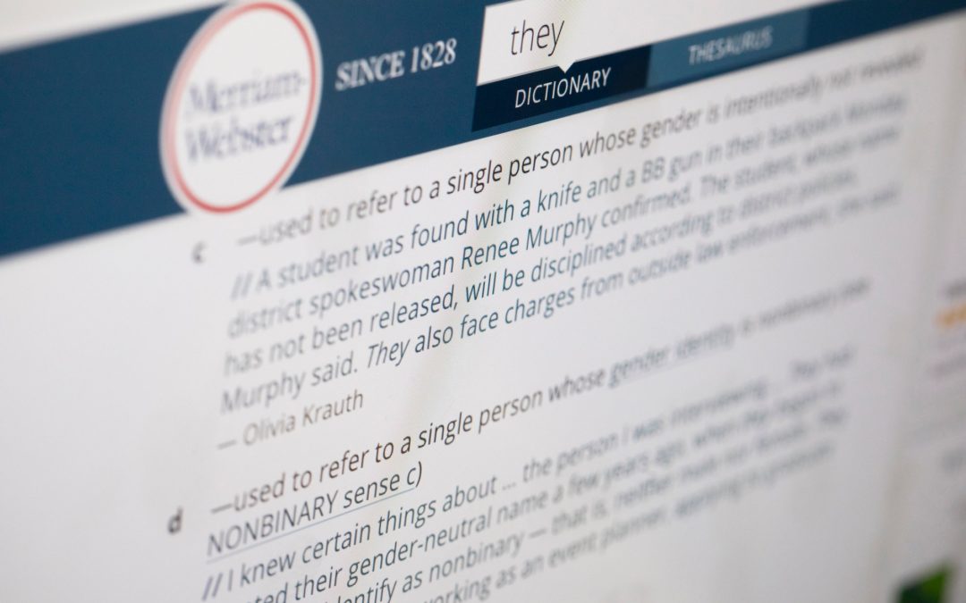 ‘They’ Is the Word of the Year, Merriam-Webster Says, Noting Its Singular Rise