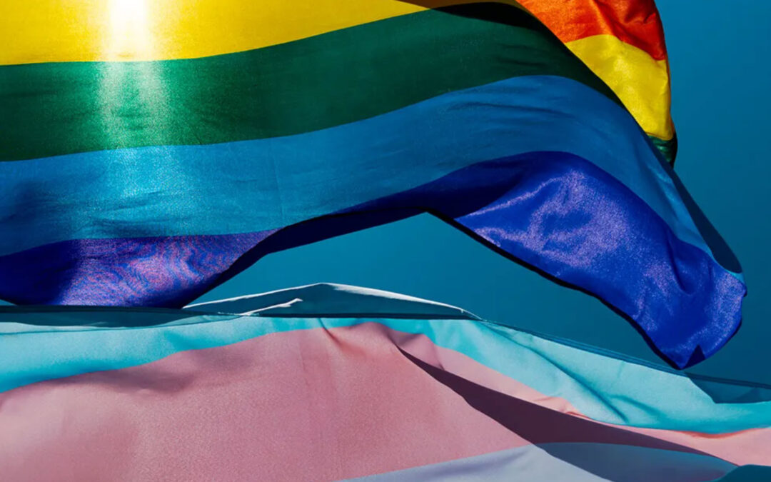 pride colored flags